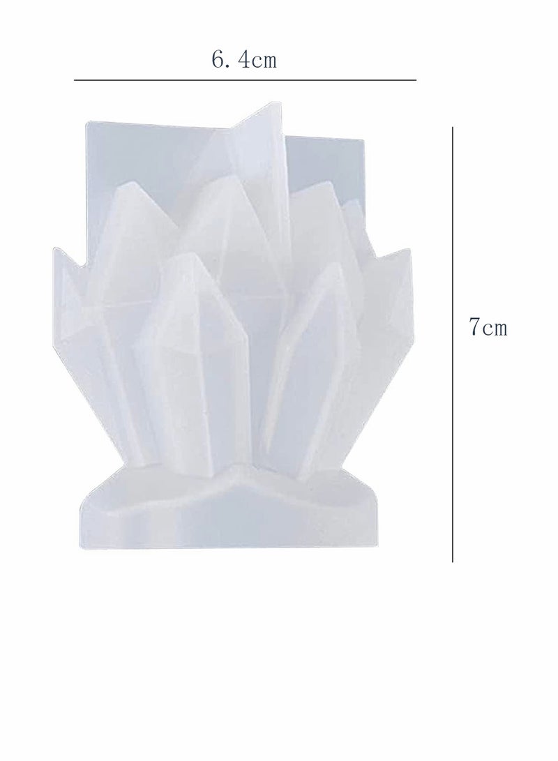 سيوسي Resin Candle Moulds, Silicone 3D Candle Mold for Epoxy Resin Casting DIY Art Craft Home Decor - Image 2