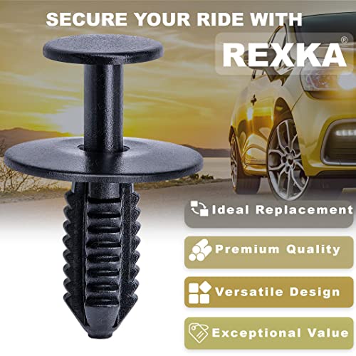 Rexka ركسكا 30 قطعة مشابك تثبيت بطانة الفندر متوافقة مع مرسيدس-بنز 0009914140 A، C، Cla، CLS، E، GLB، S Class - Image 4