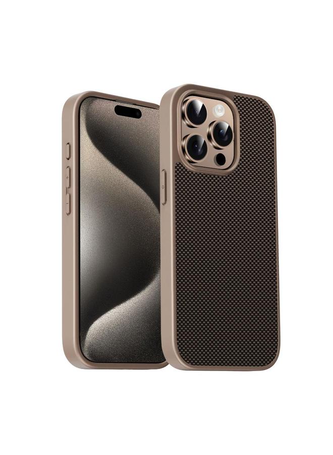 S-TOP Case For iPhone 15 Pro Pita Series TPU + PC Texture Phone Case - Image 1