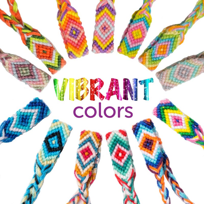 iShyan Woven Friendship Bracelets 20 Pcs Braided Bracelets Handmade Colorful Adjustable String Bracelets,1cm - Image 2
