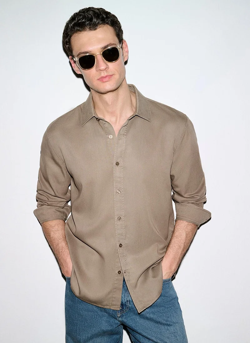 Mavi Brown (TENCEL™) Shirt