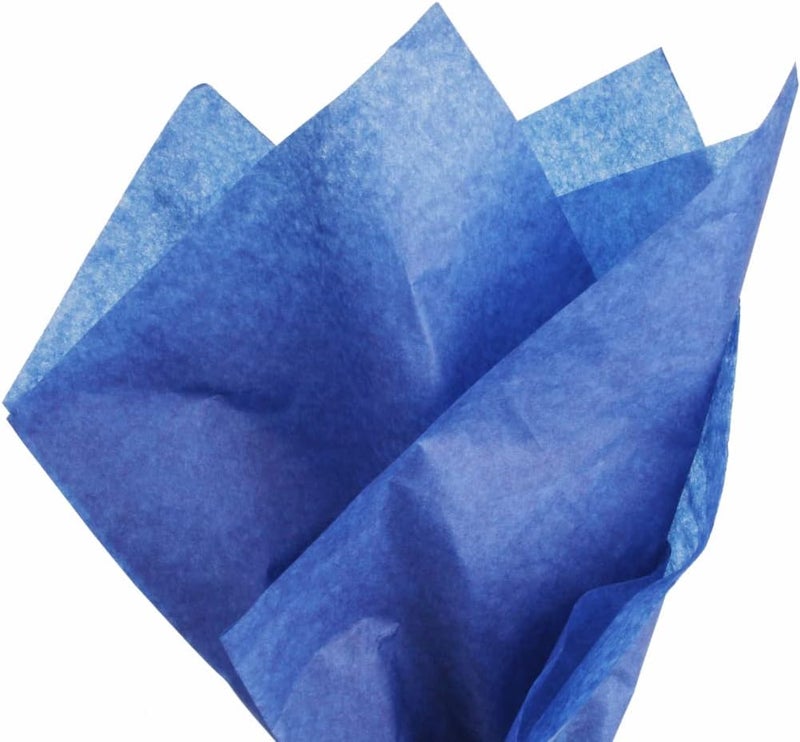 PMLAND Gift Wrapping Tissue Paper - Blue Color - 20 Inches x 26 Inches 60 Sheets - Image 1