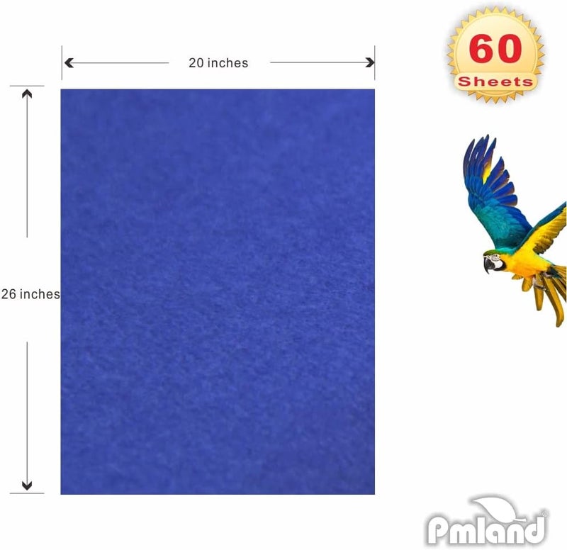 PMLAND Gift Wrapping Tissue Paper - Blue Color - 20 Inches x 26 Inches 60 Sheets - Image 4