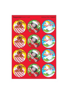 Trend Enterprises Holiday Pals/Peppermint Stinky Stickers® 48 Count  - Image 2