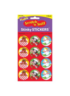 Trend Enterprises Holiday Pals/Peppermint Stinky Stickers® 48 Count  - Image 5