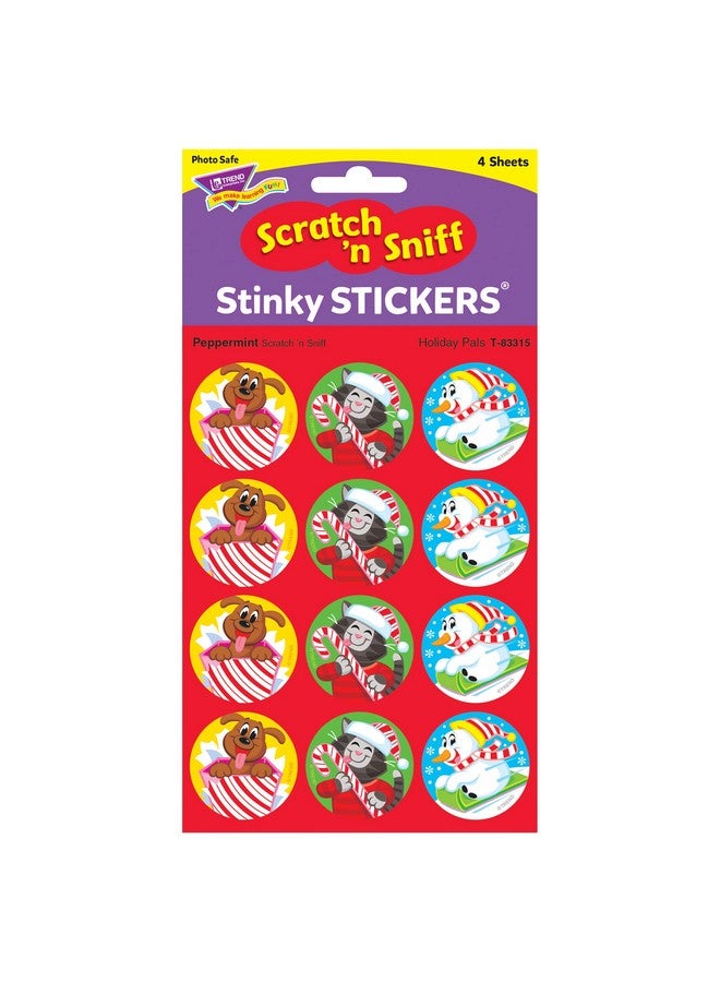 Trend Enterprises Holiday Pals/Peppermint Stinky Stickers® 48 Count - Image 5