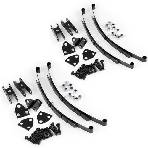 MOHERO Steel Leaf Springs Set HighLift Chassis Leaf Spring Suspension Set for 110 RC D90 Crawler Car Upgrade Parts - Image 1