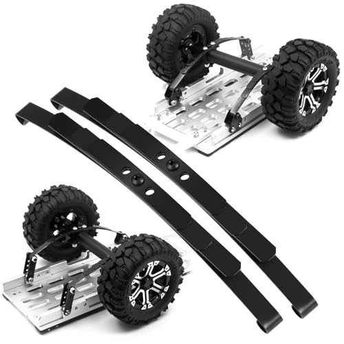 MOHERO Steel Leaf Springs Set HighLift Chassis Leaf Spring Suspension Set for 110 RC D90 Crawler Car Upgrade Parts - Image 5