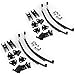 MOHERO Steel Leaf Springs Set HighLift Chassis Leaf Spring Suspension Set for 110 RC D90 Crawler Car Upgrade Parts - Image 2