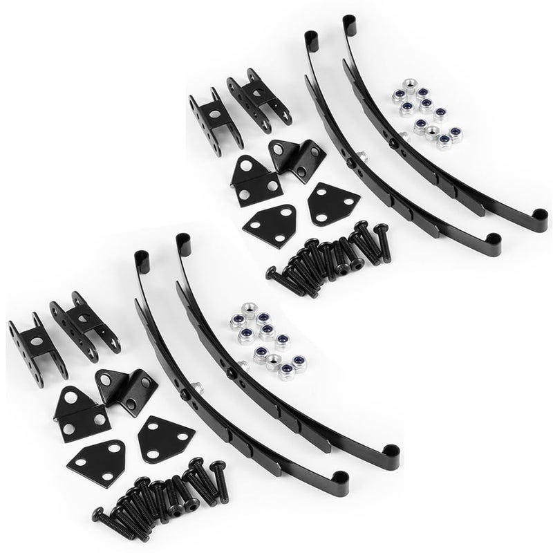 MOHERO Steel Leaf Springs Set HighLift Chassis Leaf Spring Suspension Set for 110 RC D90 Crawler Car Upgrade Parts - Image 3