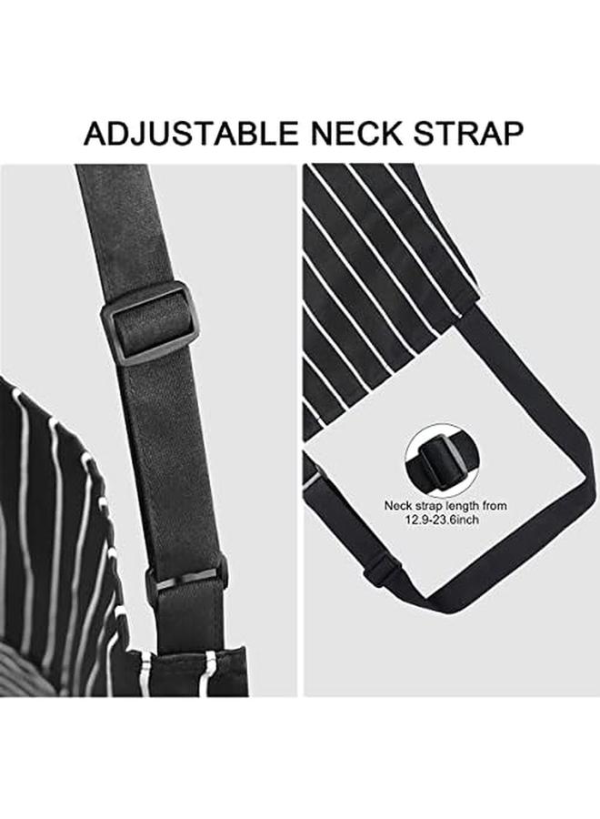 إي سي في في مريلة عمل من القماش شديدة التحمل لكامل الجسم مع أشرطة قابلة للتعديل وجيوب كبيرة للرجال والنساء، مريلة عمل خشبية للرجال - Image 3