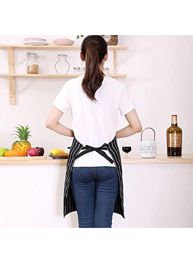 إي سي في في مريلة عمل من القماش شديدة التحمل لكامل الجسم مع أشرطة قابلة للتعديل وجيوب كبيرة للرجال والنساء، مريلة عمل خشبية للرجال - Image 2