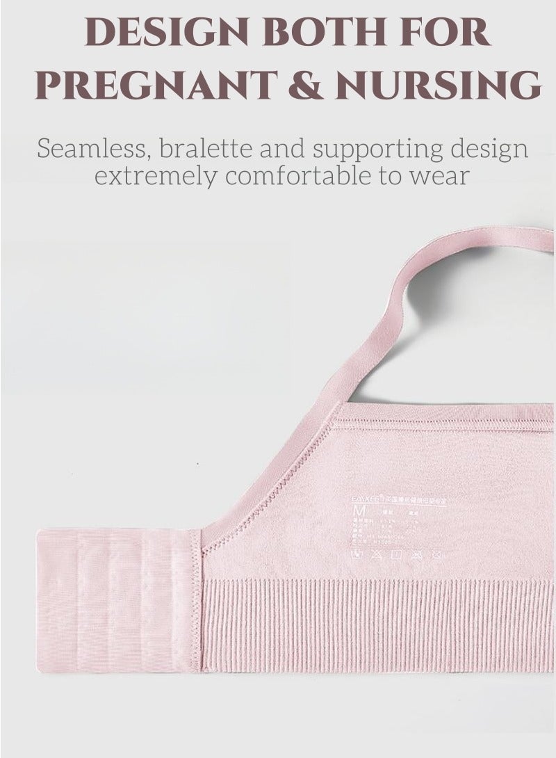 EMXEE Womens Sleeping Nursing Bra Wirefree Breastfeeding Maternity Bra - Image 4