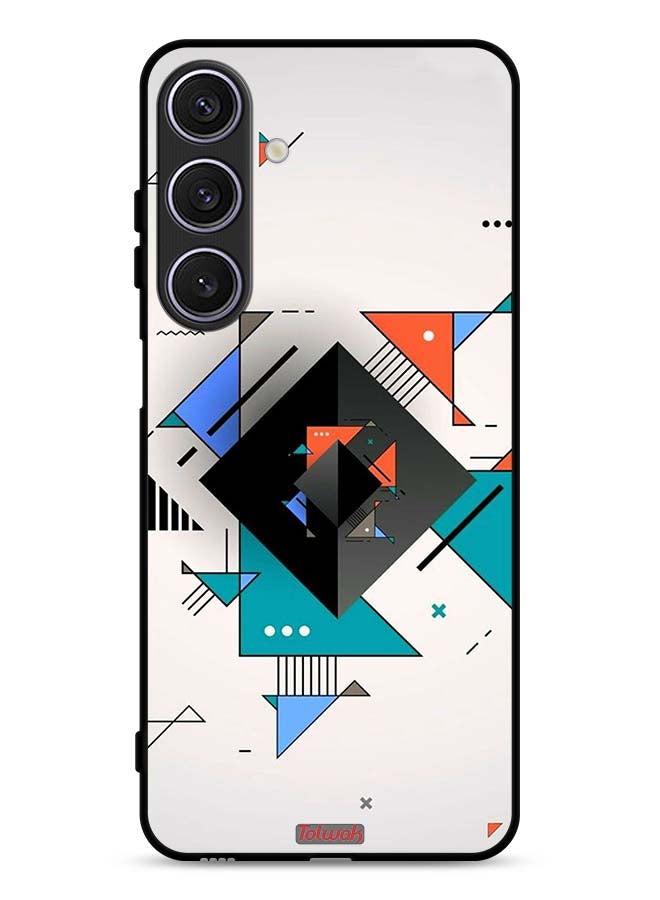 Tolwak Samsung Galaxy A17 Protective Case Cover Square And Triangle Shapes Abstract Pattern