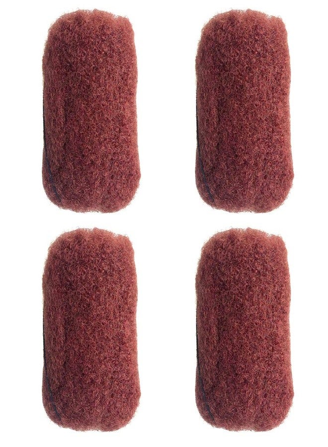 YONNA Tight Afro Kinky Bulk For DreadLocks,Twist Braids Human Hair 8" in Dark Auburn, #33B - Image 1