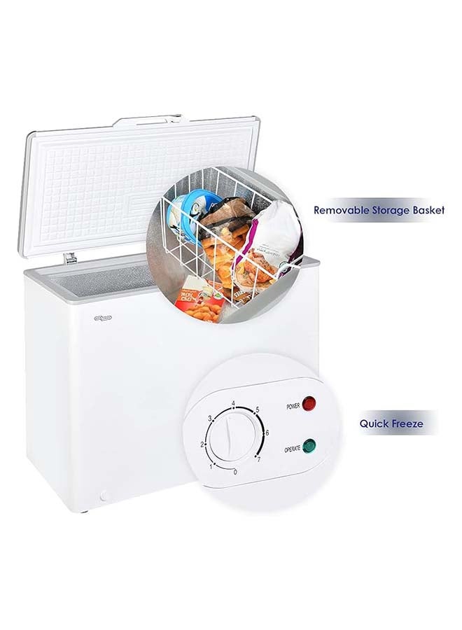 SUPER GENERAL 250 Liter Chest Freezer, Wired Storage Basket, Top Load, Energy Efficient, Lock and Key, R600a, Light-Weight Construction - 220 W SGF244HE White - Image 4