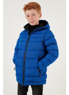 Lela Zippered Pocket Hooded Puffer Coat Boys' Coat 6492324  - Image 2