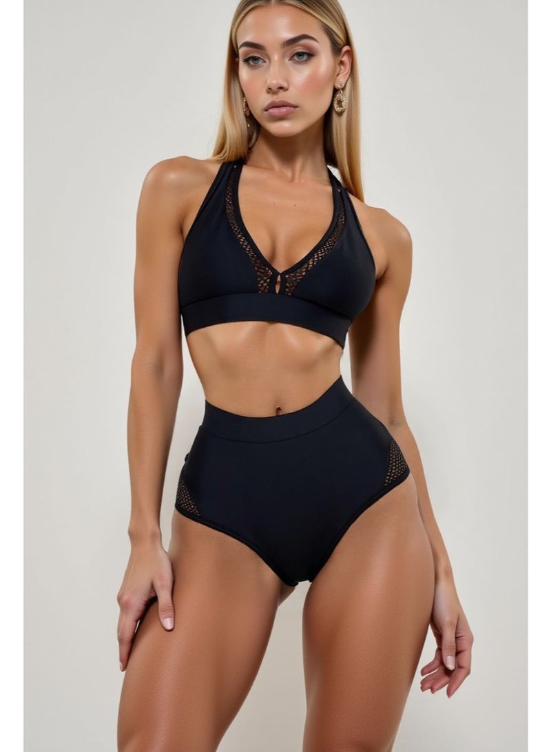 Bona Fide بيكيني هالتر للنساء من Bona Fide - بيكيني مثلث للنساء مكون من قطعتين مع ربطة عنق على الجانبين - بدلة سباحة ناعمة للمراهقات - Image 1