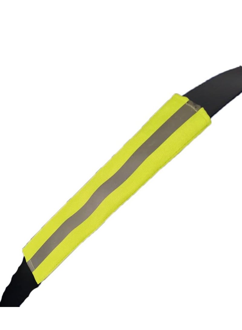 Generic Phosphor Anti Traffic Violation Cover Case for Car Seat Belt 2 Piece Fits All Cars - Lemon  - Image 3