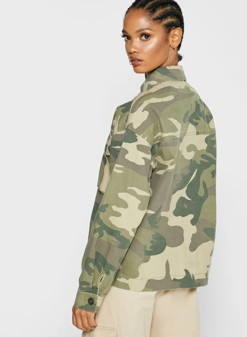FOREVER 21 Camo Print Jacket