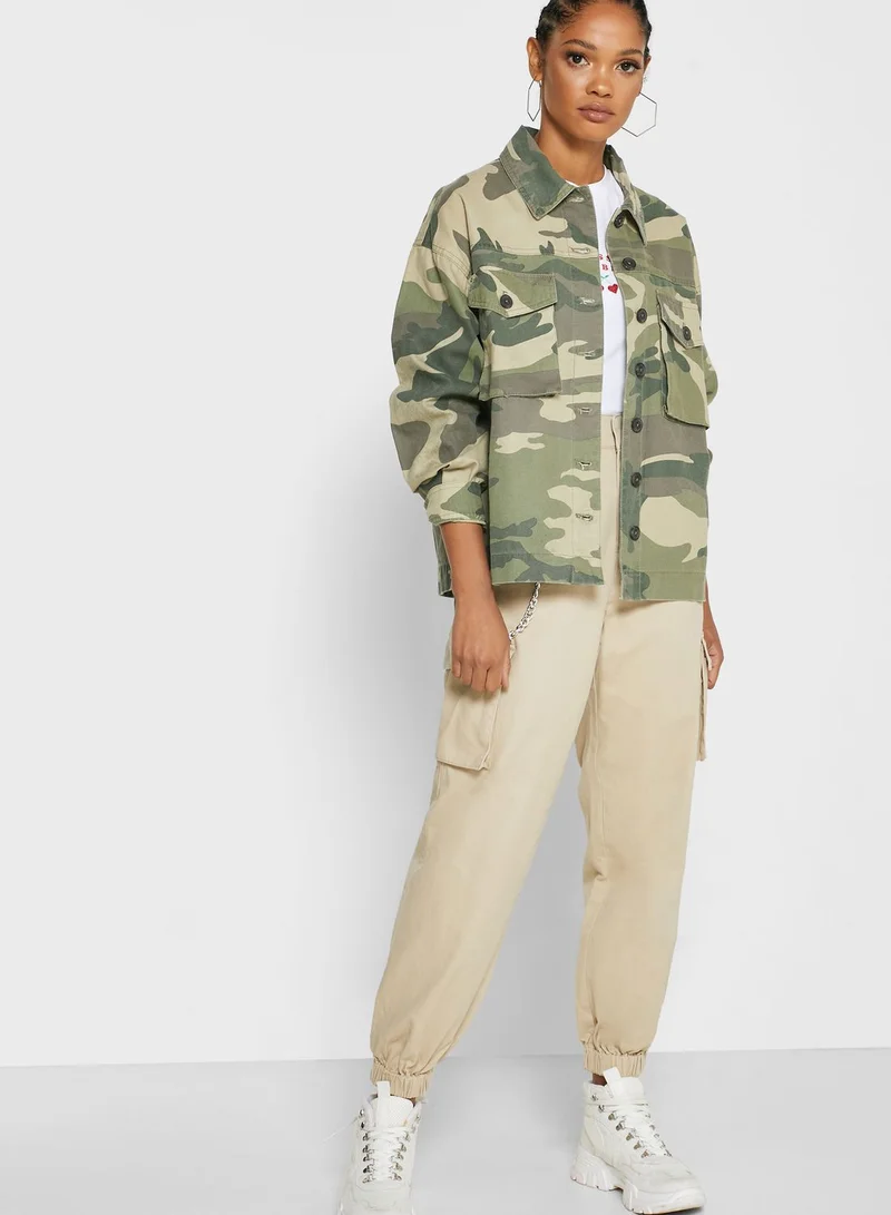 FOREVER 21 Camo Print Jacket