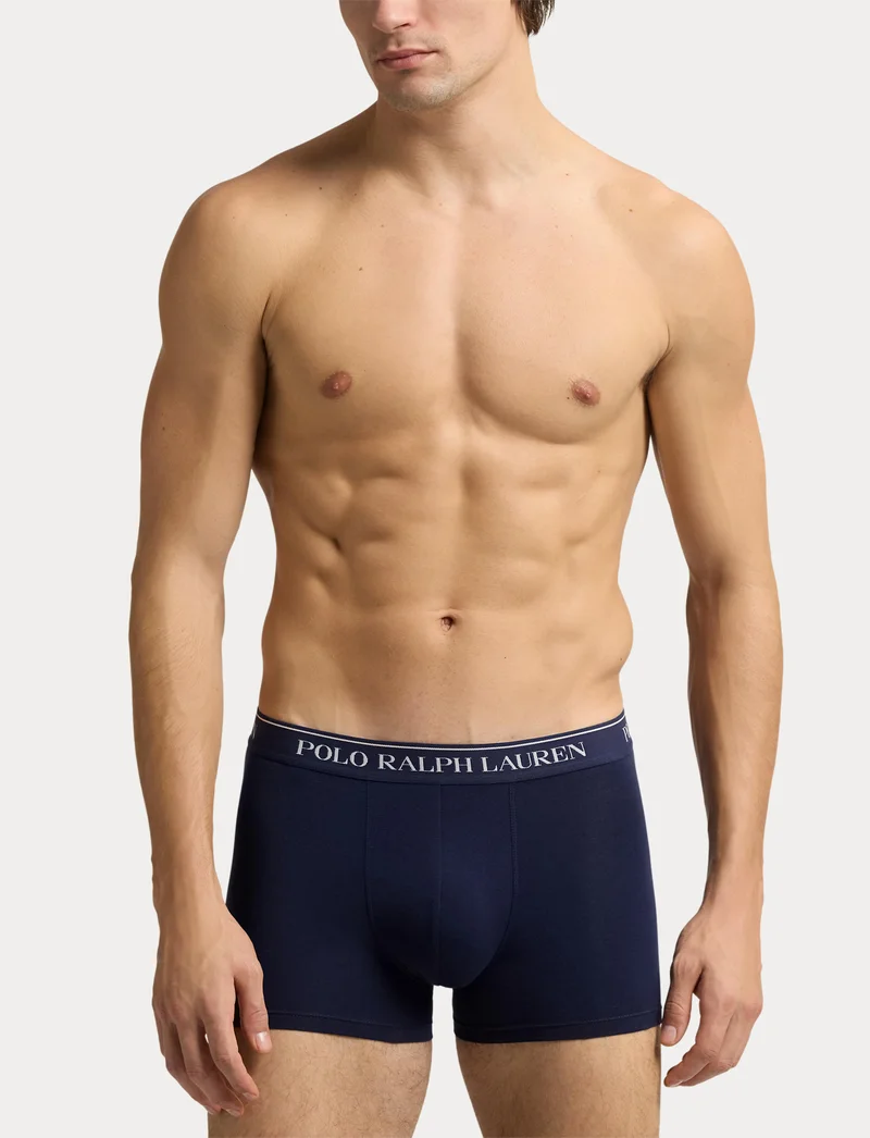 POLO RALPH LAUREN 3 Pack Logo Band Trunks