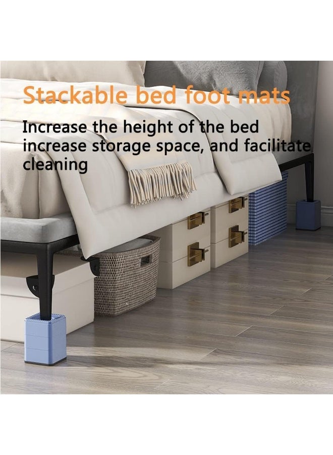 كيلا وسادات أقدام غسالة بوليفيا، 4 قطع من وسادات أقدام غسالة مقاومة للصدمات والضوضاء، سجادة تثبيت داعمة للغسالة، مناسبة للغسالات والمجففات - Image 4