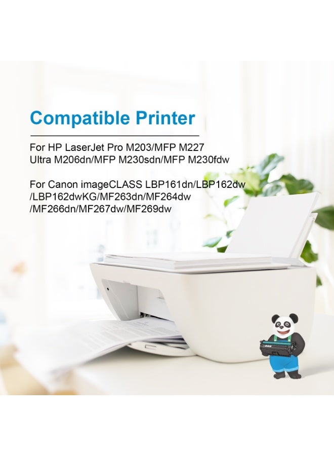 استا خرطوشة حبر عالمية ASTA CF230A 30A CRG-051 متوافقة مع طابعات HP و Canon LaserJet Pro M203 MFP M227 Ultra M206dn MFP M230sdn M230fdw و ImageCLASS LBP161dn LBP162dw LBP162dwKG MF263dn MF264dw MF266dn MF267dw MF269dw. طباعة احترافية عالية الكفاءة، استهلاك منخفض للطاقة، سهلة التركيب، من مستلزمات المكتب. - Image 3