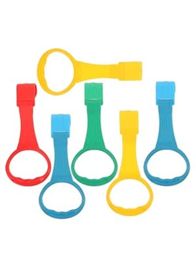 6pcs Baby Pull Up Rings Playpen Crib Walking Exercises Assistant Stand Up Hanging Tool for Infant - Image 1