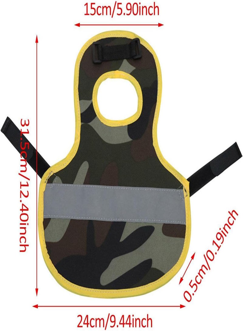 GGOOT 5 Pcs Adjustable Chicken Vest,Pet Reflective Vest Chicken Clothes | Poultry Hen Saddle Apron Protection Holder For Chicken Duck, Protect The Back Growth - Image 4