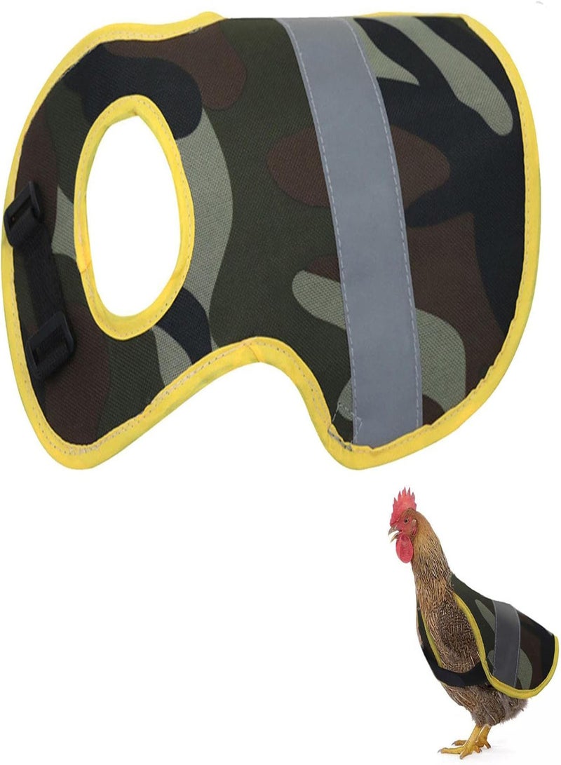 GGOOT 5 Pcs Adjustable Chicken Vest,Pet Reflective Vest Chicken Clothes | Poultry Hen Saddle Apron Protection Holder For Chicken Duck, Protect The Back Growth - Image 5