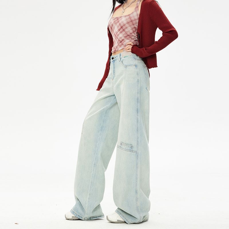 Unisex Casual Daily Denim Jeans - Image 2