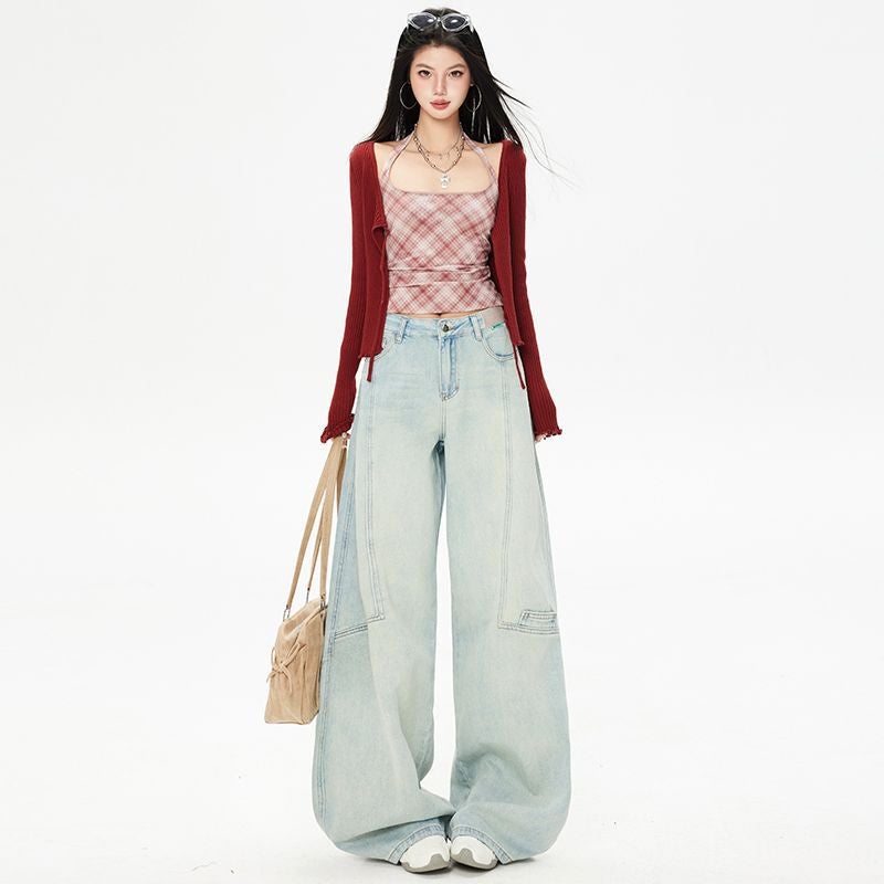Unisex Casual Daily Denim Jeans - Image 1