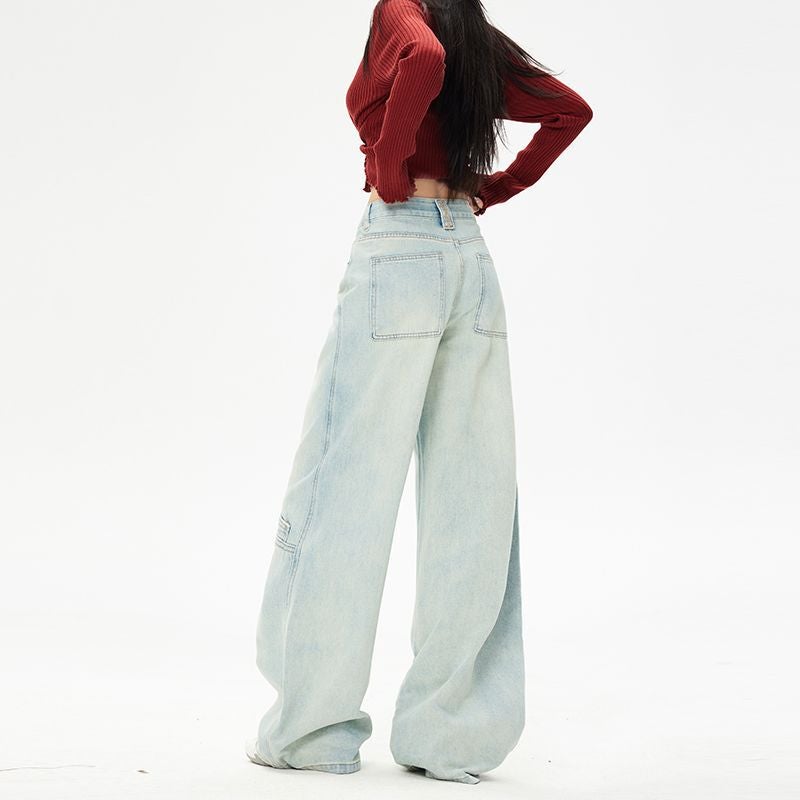 Unisex Casual Daily Denim Jeans - Image 3
