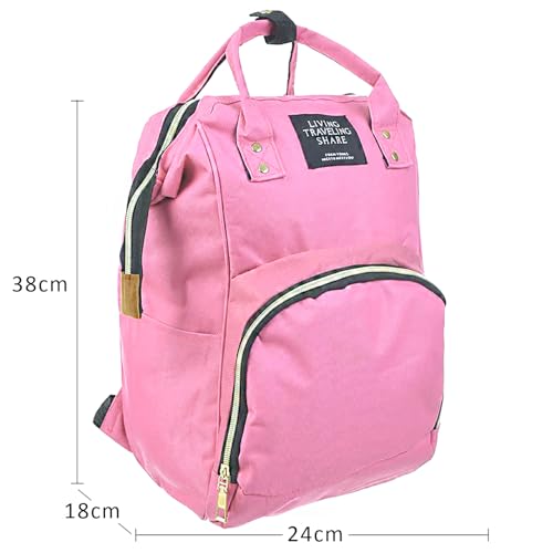 BellaStella Baby Diaper Bag Multiple Pockets Polyester Insulated Travel Backpack Adjustable Padded Shoulder Strap Pack of 1 Pc (Style-3) - Image 2