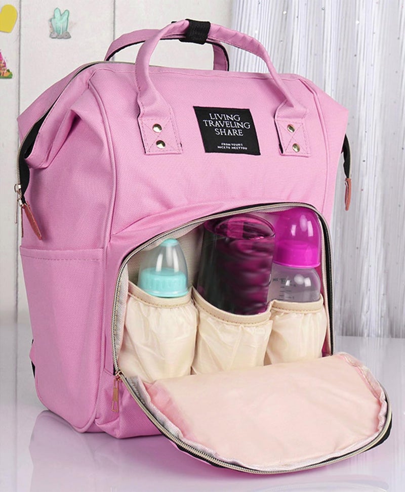 BellaStella Baby Diaper Bag Multiple Pockets Polyester Insulated Travel Backpack Adjustable Padded Shoulder Strap Pack of 1 Pc (Style-3) - Image 4
