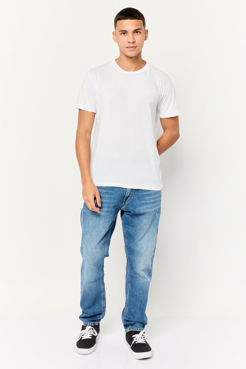 ESPRIT جينز ضيق للرجال بتصميم مغسول وقابل للتمدد، أزرق - Image 2