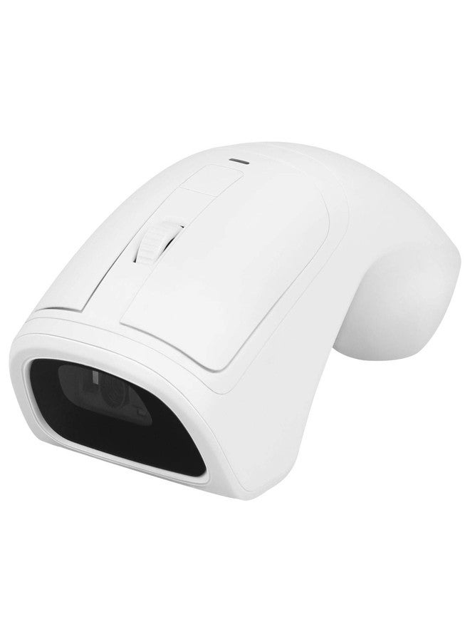 THARO New Wireless Mouse Barcode Scanner, 2-in-1 Design 2D Handheld Barcode Scanner with Wireless Mouse Functions for POS System,Store,Supermarket, Warehouse.(Black) - Image 1