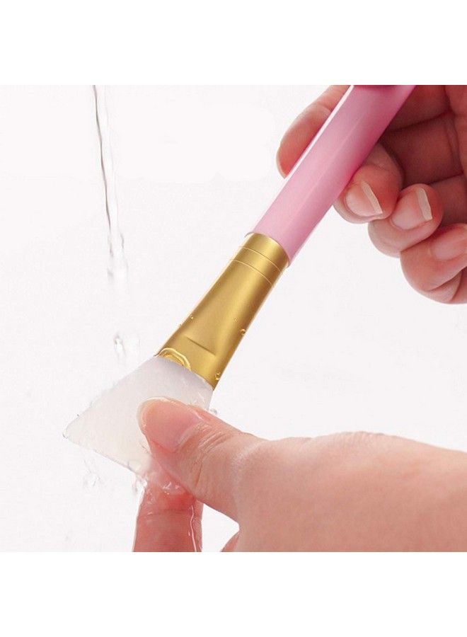 Cuttte 4Pcs Silicone Face Mask Brushes Flexible Facial Mud Mask Applicator Brush Hairless Moisturizers Applicator Tools Soft Face Mask Applicator For Mud Clay Charcoal Mixed Mask - Image 4