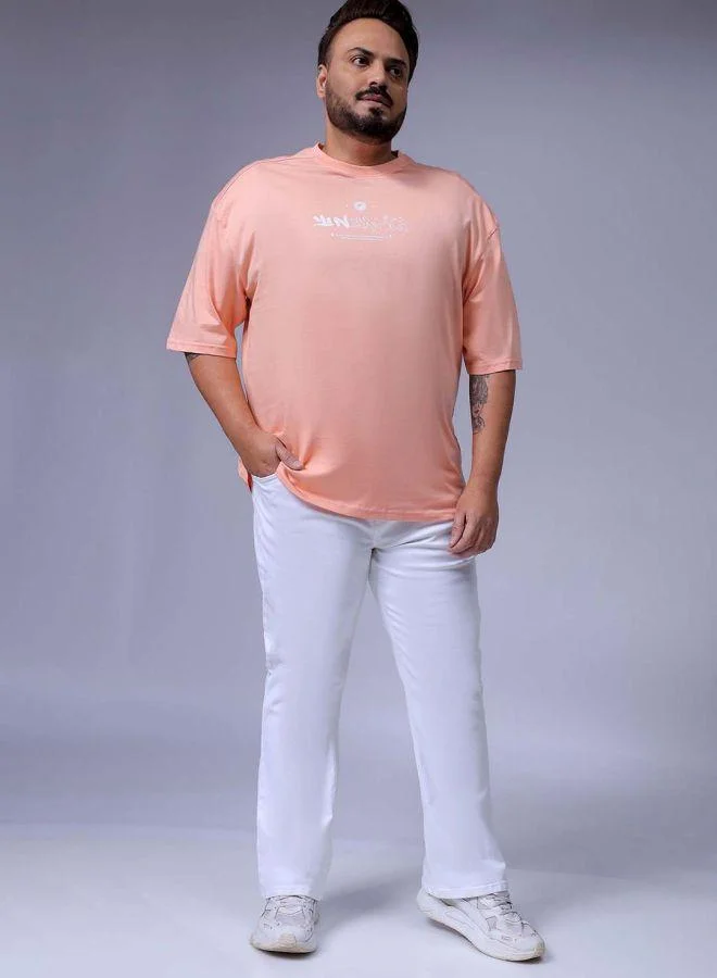 HARDSODA  Men Plus Size Bootcut Solid Mid-Rise Stretchable Jeans for Men | Best Price UAE
