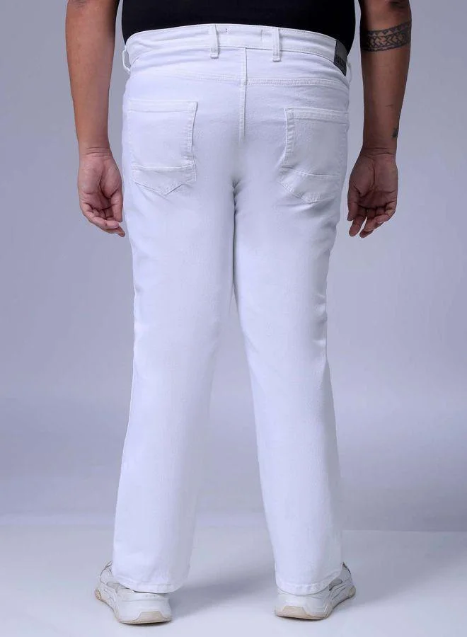 HARDSODA  Men Plus Size Bootcut Solid Mid-Rise Stretchable Jeans for Men | Best Price UAE