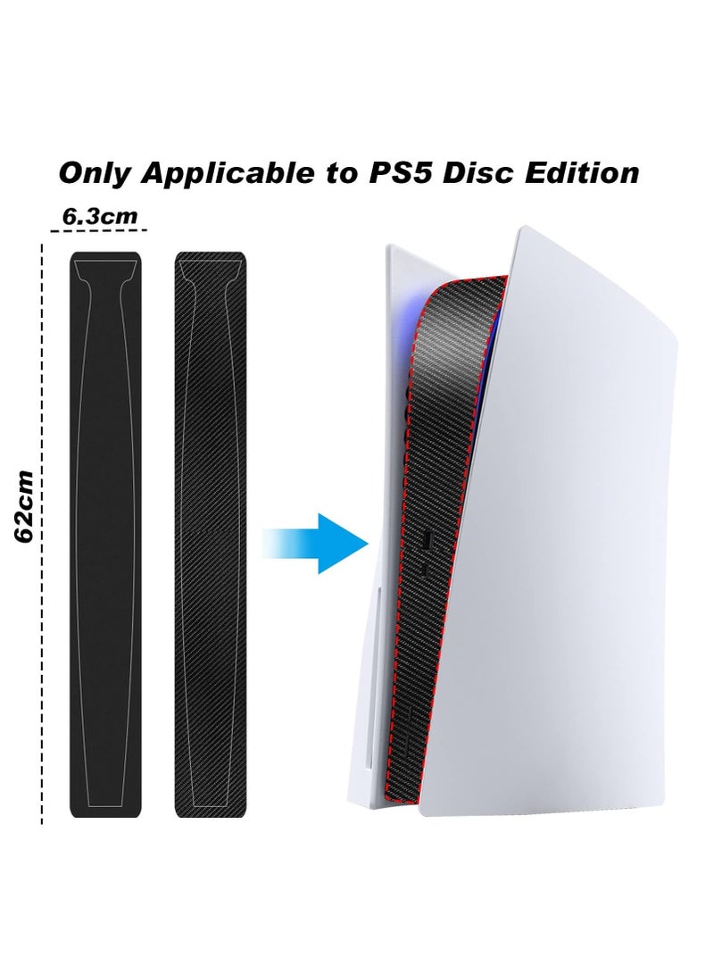 شريط لاصق مدمج لوحدة تحكم PS5 Digital Edition لحماية الجزء الأوسط من وحدة التحكم، شريط لاصق مدمج لوحدة تحكم PS5، ملحقات لاصقة متينة مقاومة للخدش