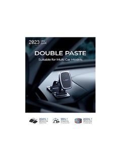 Lisen Magnetic Phone Holder for Car Fit Curved Surfaces Car Phone Holder Mount Flexible & Stable Dashboard Magnetic Phone Car Mount with 3 Metal Plates Fit All iPhone 14/13/12/11,Pro,Pro Max,Android  - Image 3