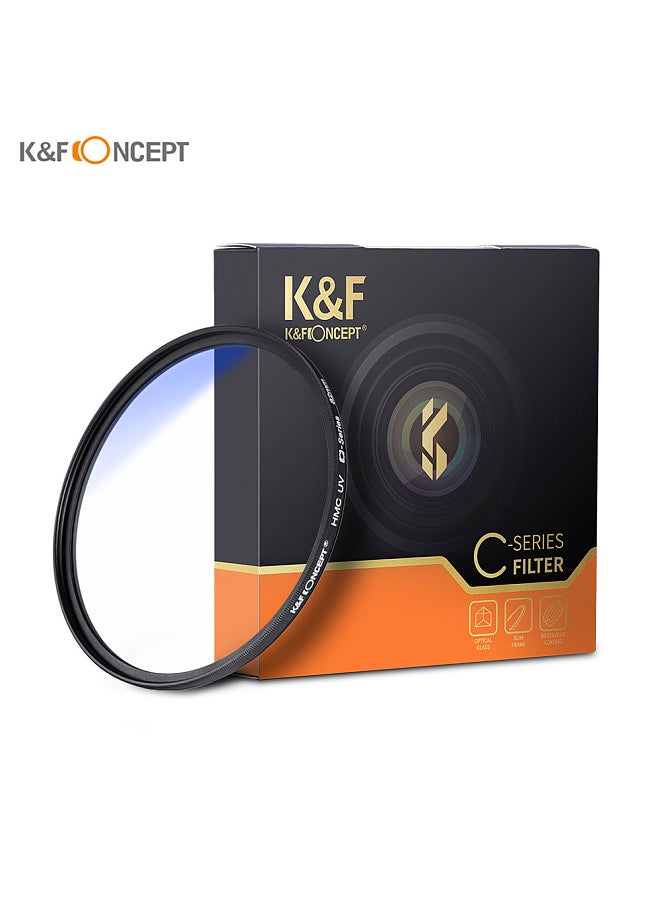 K&F Concept 72mm Ultra Slim Multi Coated MC UV HD Lens Filter Compatible with Canon Nikon Sony DSLR Camera Lens  - Image 4