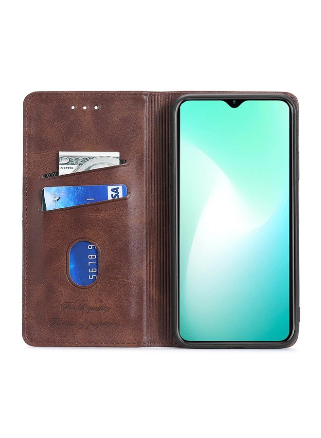 Zaboon Case For Infinix Hot 11s NFC Cow Texture Magnetic Horizontal Flip Leather Phone Case - Image 3