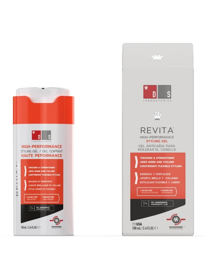 DS LABORATORIES DS Laboratories Revita Hair Styling Medium Hold Gel for Men  Ginseng Zinc  Caffeine for Thickening and Styling Hair 
