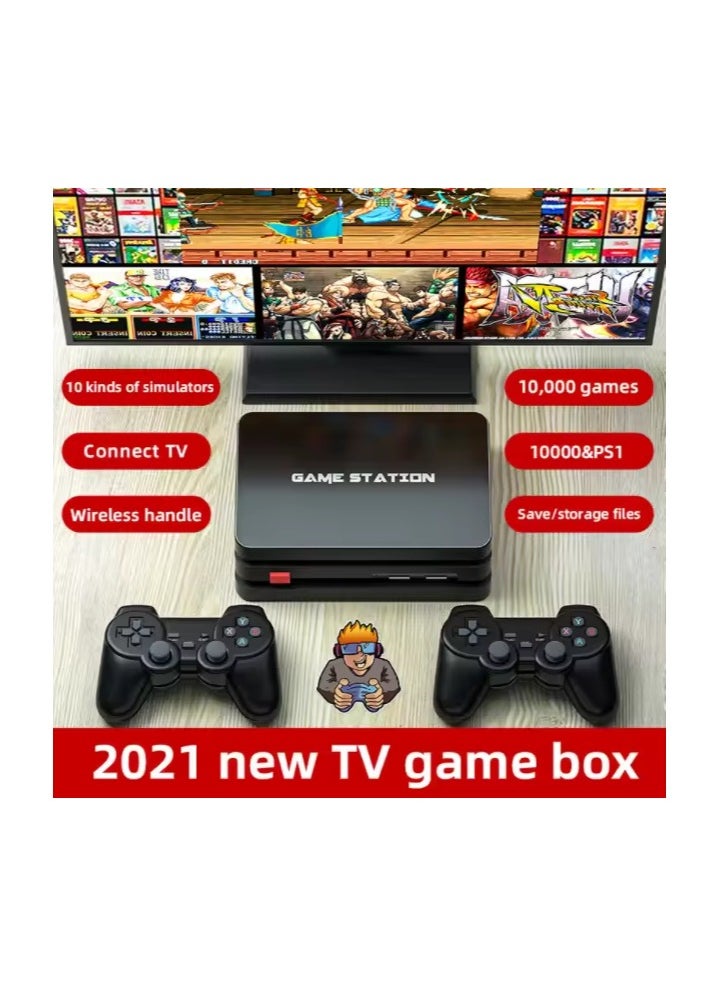 Wireless 2.4g M8plus TV games retro dual gamepad HD video game console