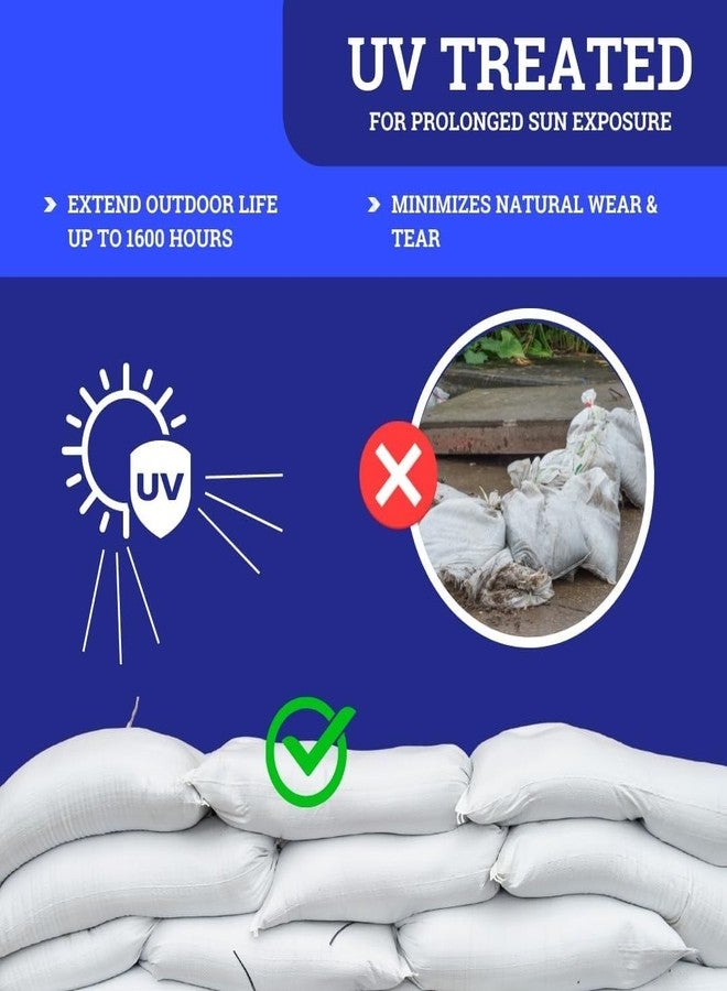 H B MSALA (DEVICE) HB Empty HDPE White Bag, Bora, Bori for Packing of Food, Vegetables, Grains, Wheat, Rice, Sugar etc Products (24 x 36 Inches, 20) - Image 2
