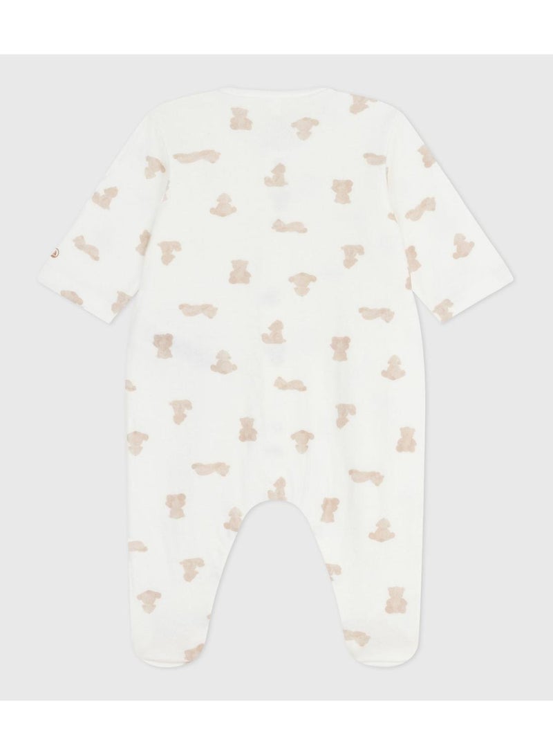 Petit Bateau Babies' printed tube knit pyjama suit - Image 2