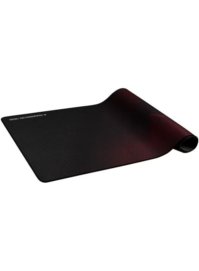 PROMASS ROG Scabbard II Extended Gaming Mouse Pad | Nano Technology Smooth Glide Tracking | Protective Coating for Water, Oil, Dust-Repelling Surface | Anti-Fray Flat-Stitched Edges | Non-Slip Rubber Bas  - Image 5
